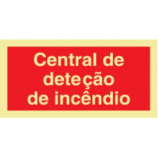 Sinal Central de Incêndio PVC Fotolum. Un.