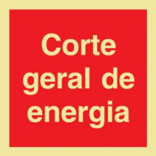 Sinal Corte de Energia PVC Fotolum Un.