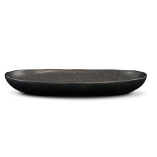 Travessa Oval 34x16cm Black Stone Un.