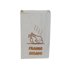 Saqueta Frango Assado 200x80x340 Kraft Vegetal Emb. c/ 10Kg