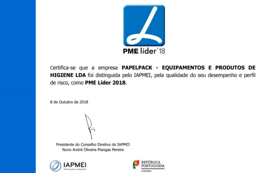 Papelpack é PME Líder